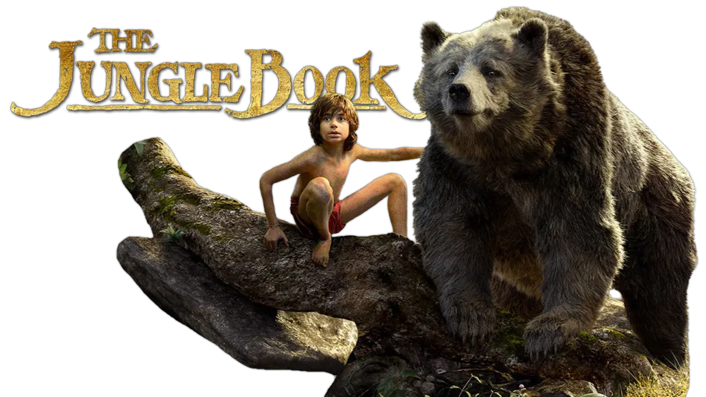 Mowgli sneaking through bushes, mystery scene, png free